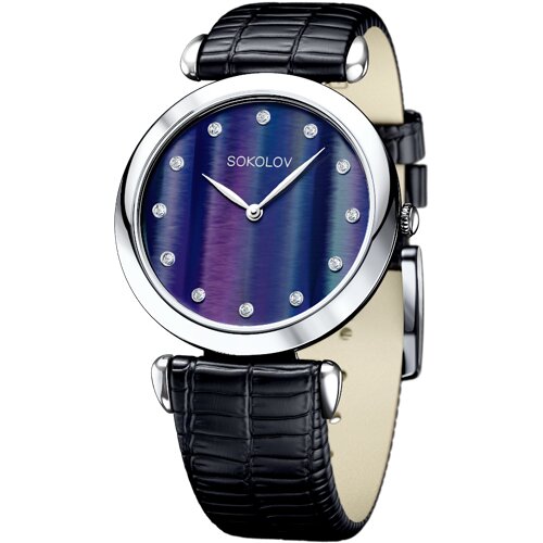 Женские серебряные часы - видео на модели