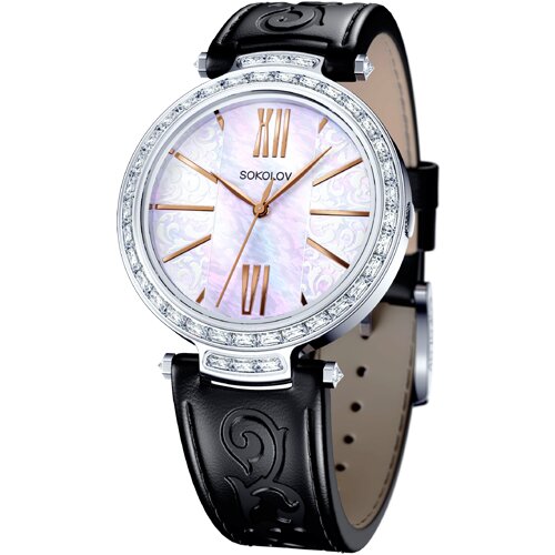 Часы из серебра - видео на модели