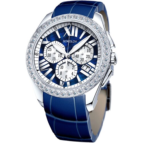 Женские серебряные часы - видео на модели