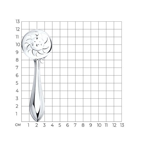 Погремушка «Солнышко» из серебро — вид 3