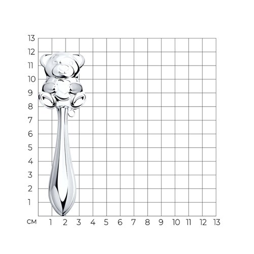 Погремушка "Мишутка" из серебро — вид 2