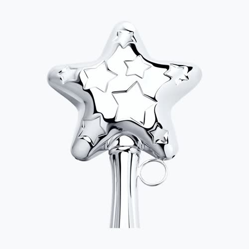 Погремушка «Звездочка» из серебро — вид 2