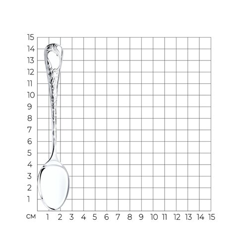 Ложка чайная "Renaissance" из серебро — вид 4