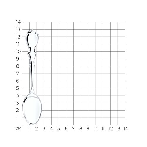 Ложка чайная "Victorian" из серебро — вид 2