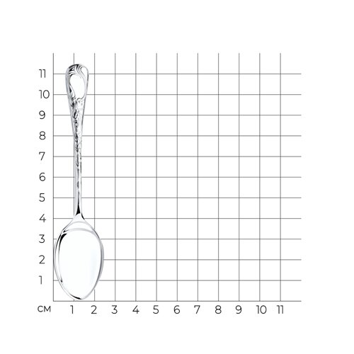 Ложка кофейная "Renaissance" из серебро — вид 3