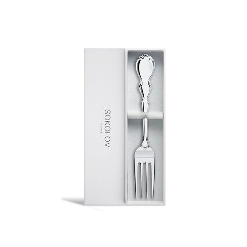 Вилка столовая "Victorian" из серебро — вид 2