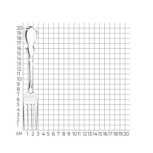 Вилка столовая "Victorian" из серебро — вид 3