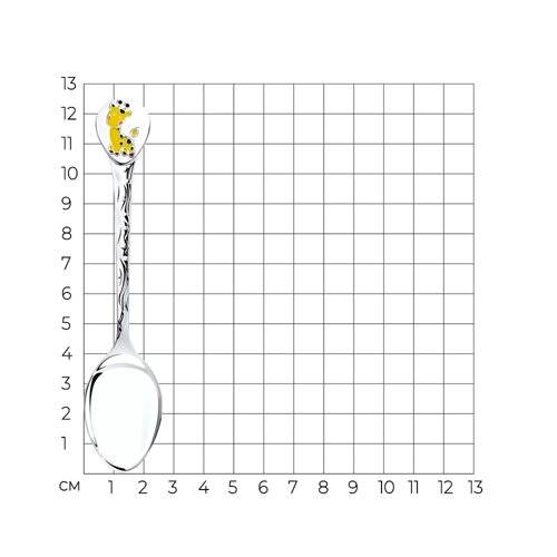 Ложка "Жираф" из серебро — вид 3