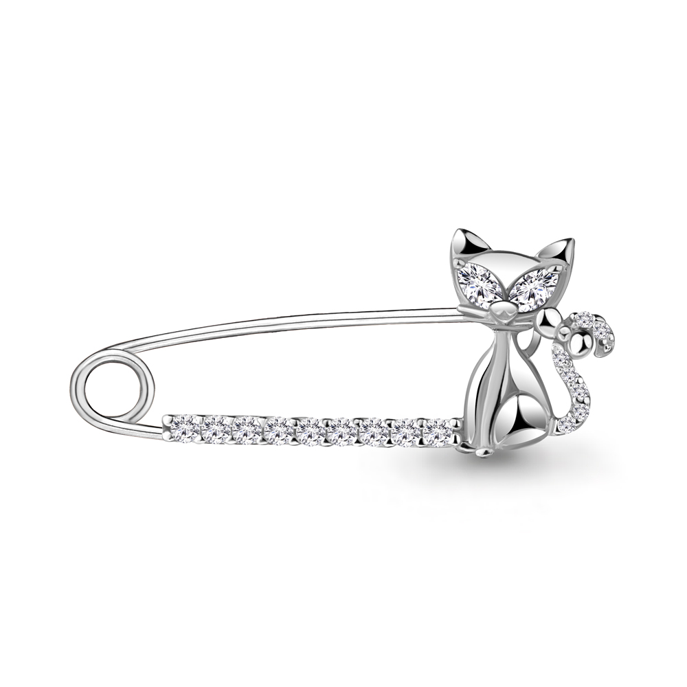 Булавка Из Серебра С Фианитами - Instagram Reel 1