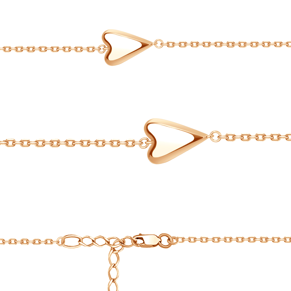 Серебряный браслет Сердце 925 пробы с родиевым покрытием - Instagram Reel 