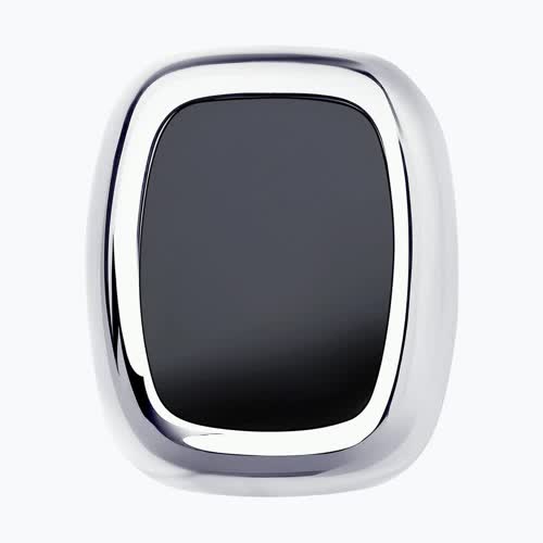 Кольцо из серебра с агатом из серебро — вид 2