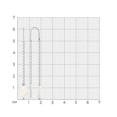 Серьги из серебра с перламутром из серебро — вид 4
