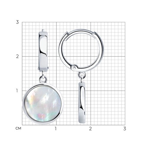 серьги из серебро — вид 3