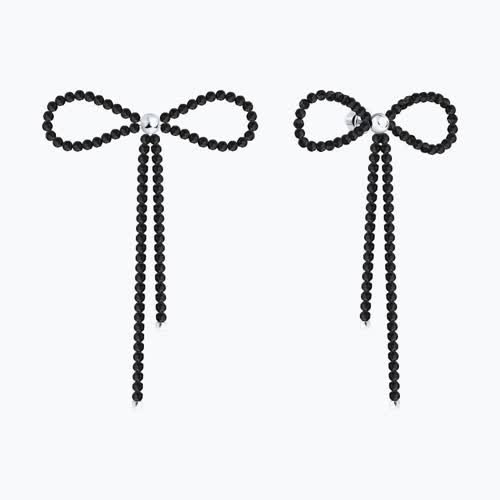 Серьги из серебра с шпинелью из серебро — вид 2