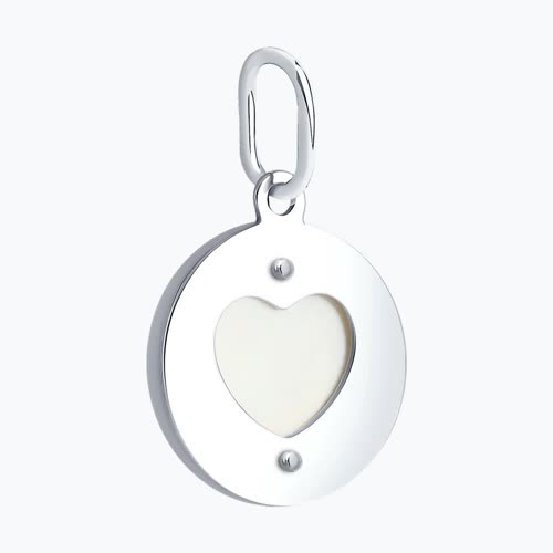 Подвеска из серебра с перламутром из серебро — вид 3