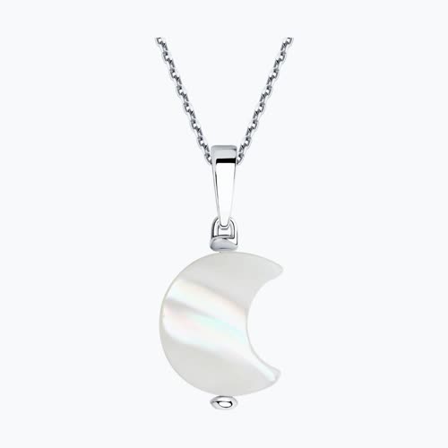 Подвеска из серебра с перламутром из серебро — вид 2