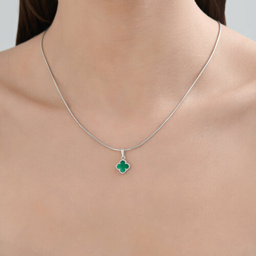 Подвеска из серебра с малахитом из серебро — вид 4