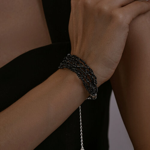 Браслет из серебра с шпинелью из серебро — вид 4