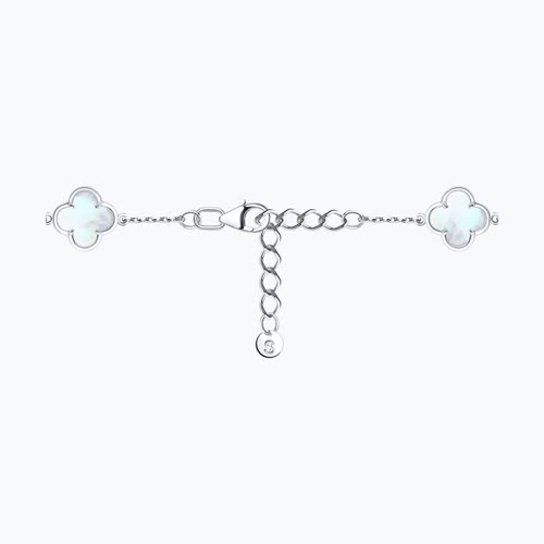 Браслет из серебра с перламутром из серебро — вид 2