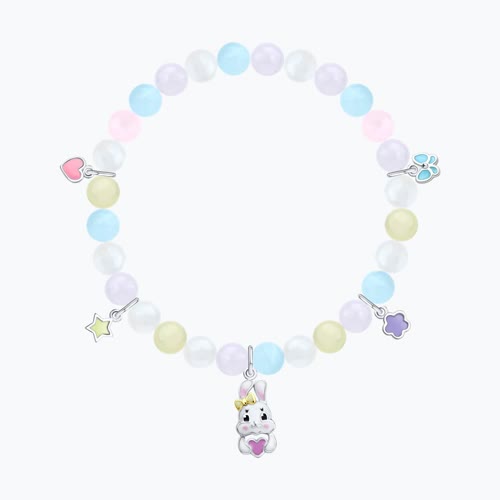 Браслет из золочёного серебра с кварцитом и эмалью - видео на модели