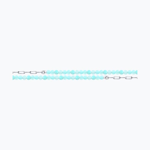 Браслет из серебра с амазонитом из серебро — вид 3