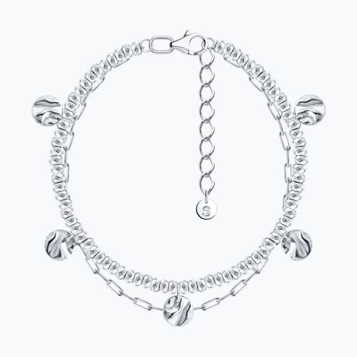 Браслет из серебра с гематитом - видео на модели