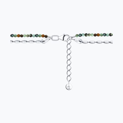 Браслет из серебра с бирюзой из серебро — вид 2