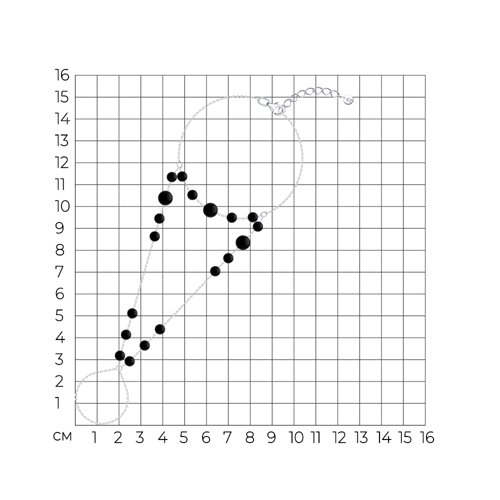 Браслет из серебра с агатами из серебро — вид 3