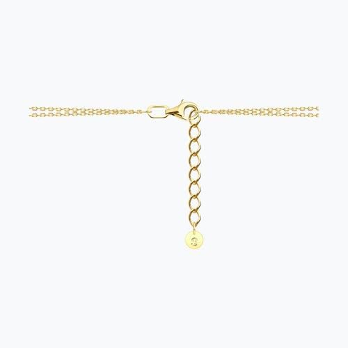 Браслет из золочёного серебра с агатами из золочение розовое — вид 3