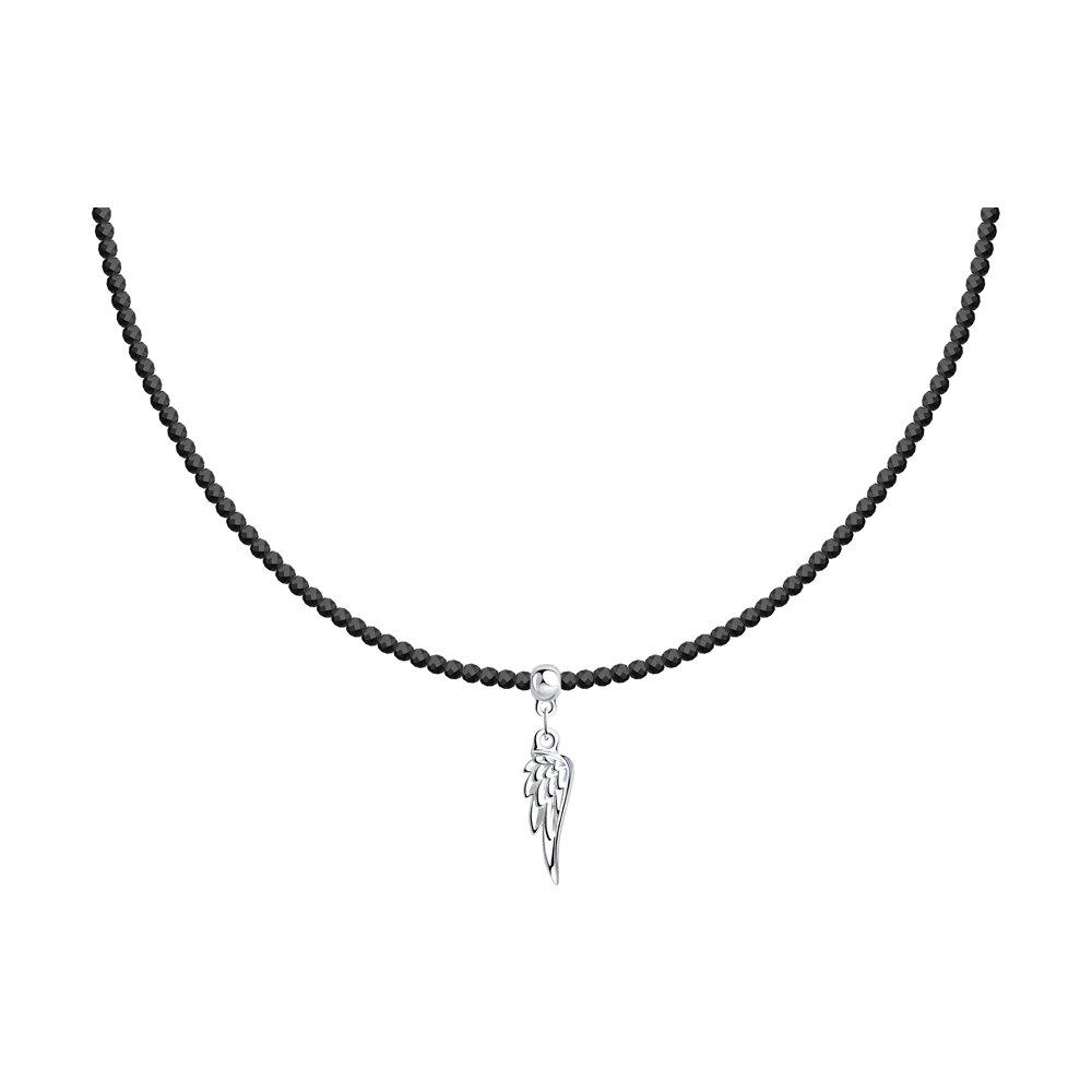 Колье из серебра с шпинелями - видео на модели