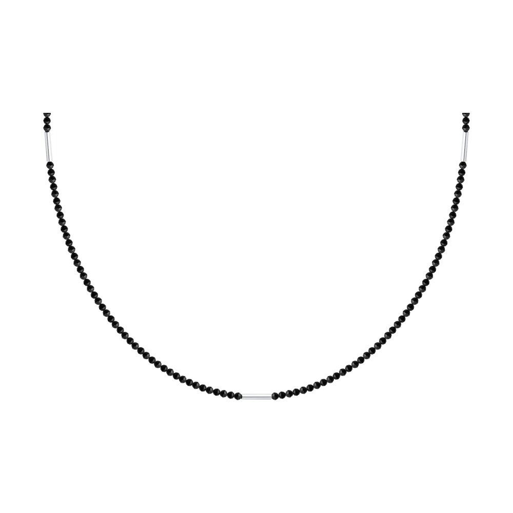 Колье из серебра с шпинелью - видео на модели