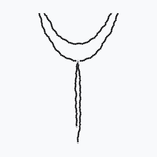 Колье из серебра с шпинелью - видео на модели