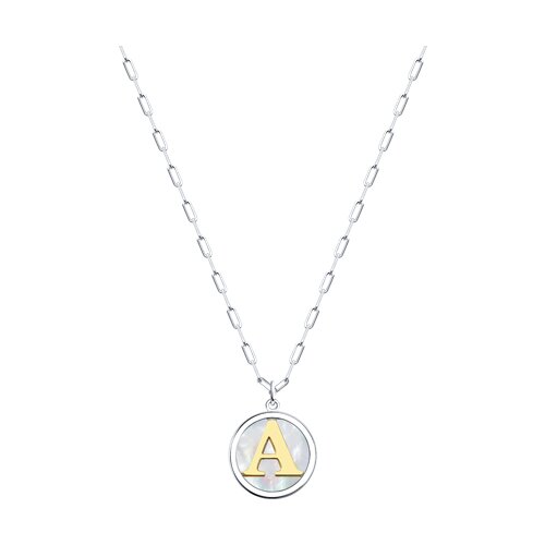 Колье из золочёного серебра с перламутром - видео