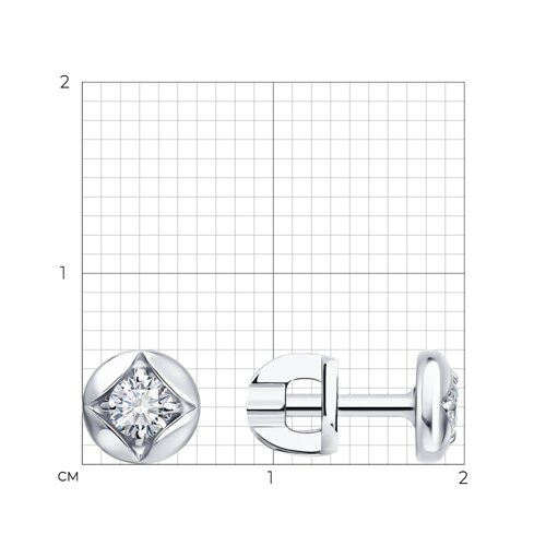серьги из серебро — вид 5