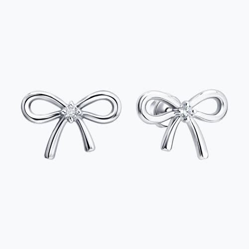 Серьги из серебра с бриллиантами выращенными из серебро — вид 2