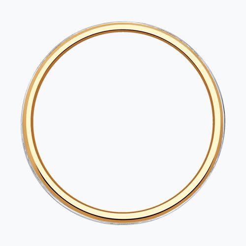 Обручальное кольцо из золочёного серебра с бриллиантами из серебро — вид 3