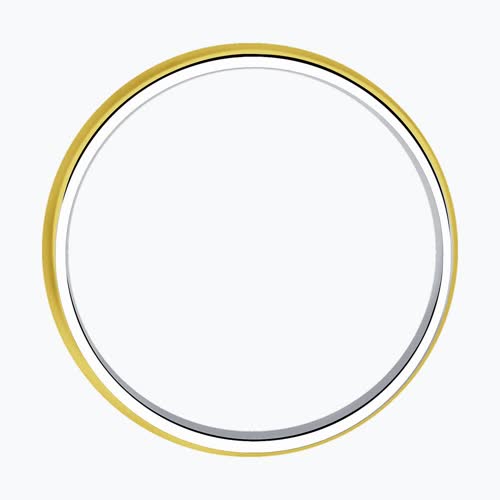 Обручальное кольцо из золочёного серебра с бриллиантами из серебро — вид 3