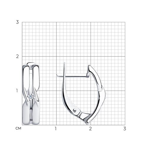 серьги из серебро — вид 4