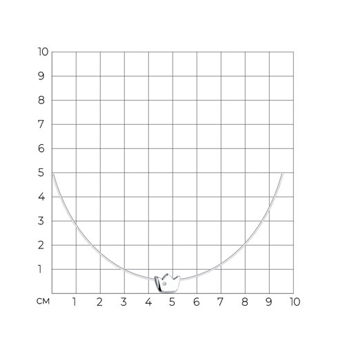 Колье из серебра с бриллиантом из серебро — вид 4