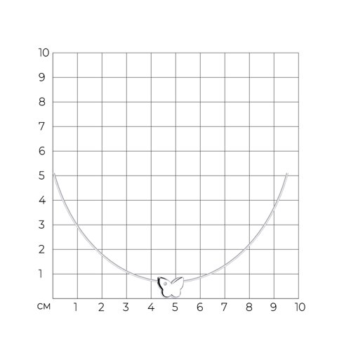 Колье из серебра с бриллиантом из серебро — вид 4