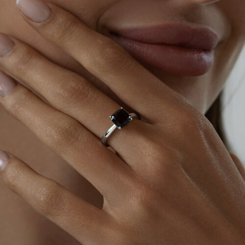 Кольцо из серебра с раухтопазом из серебро — вид 4