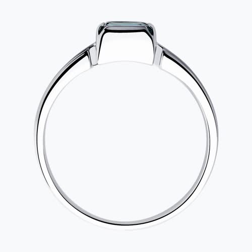 Кольцо из серебра с эмалью и ситалом из серебро — вид 3