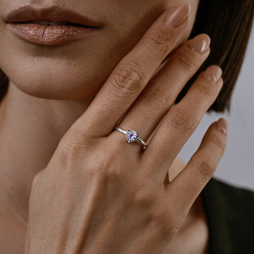 Кольцо из серебра с танзанитом из серебро — вид 4