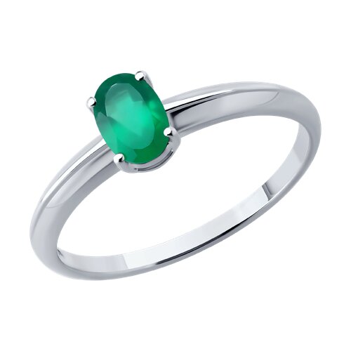 Кольцо из серебра с агатом - видео на модели