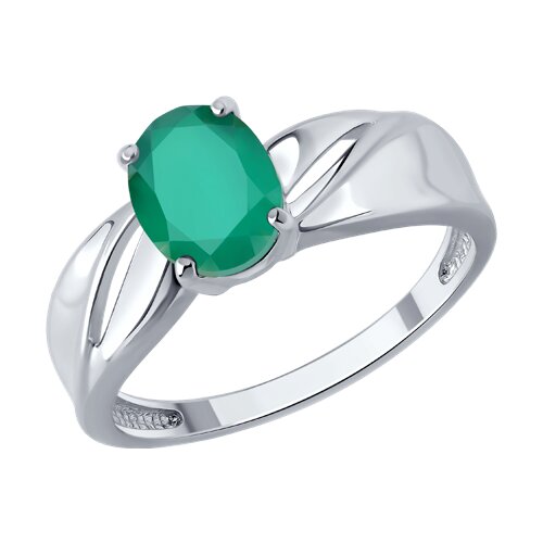 Кольцо из серебра с агатом - видео на модели