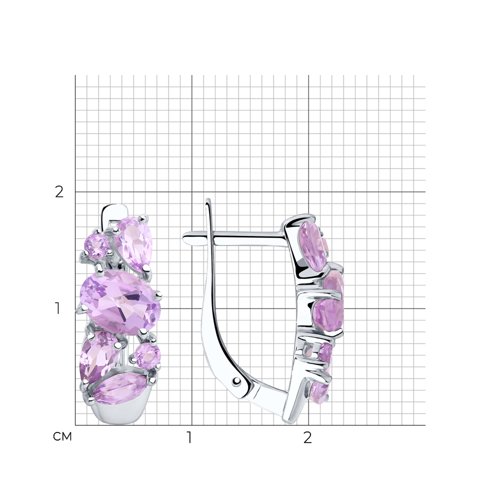 серьги из серебро — вид 4