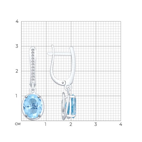 серьги из серебро — вид 4