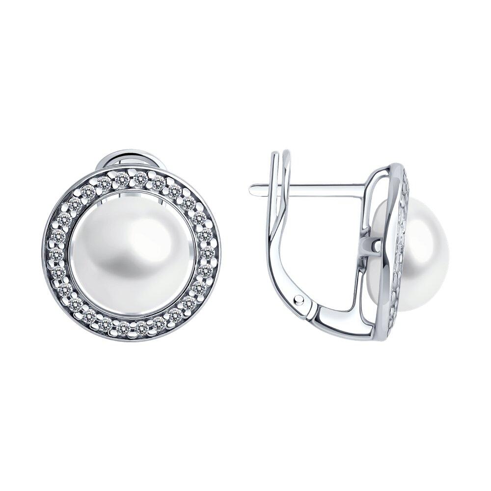 серьги из серебро