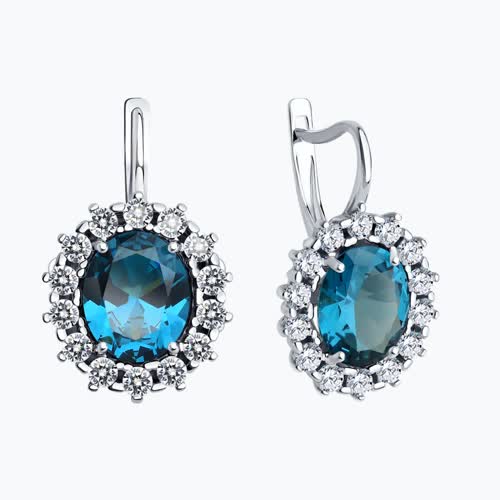 серьги из серебро — вид 2