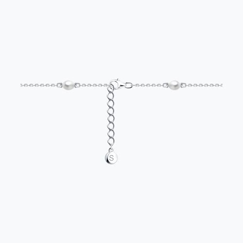 Браслет из серебра с жемчугом из серебро — вид 3